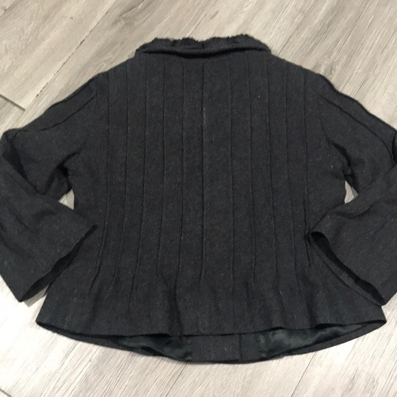PHILOSOPHY DI Alberta Ferretti NEW Gray Wool Evening Jacket size 6 - Picture 13 of 15